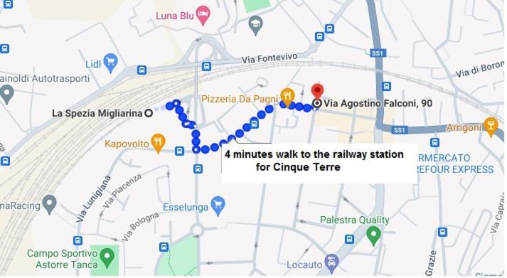 5 Terre Express Migliarina Apartment La Spezia Ngoại thất bức ảnh